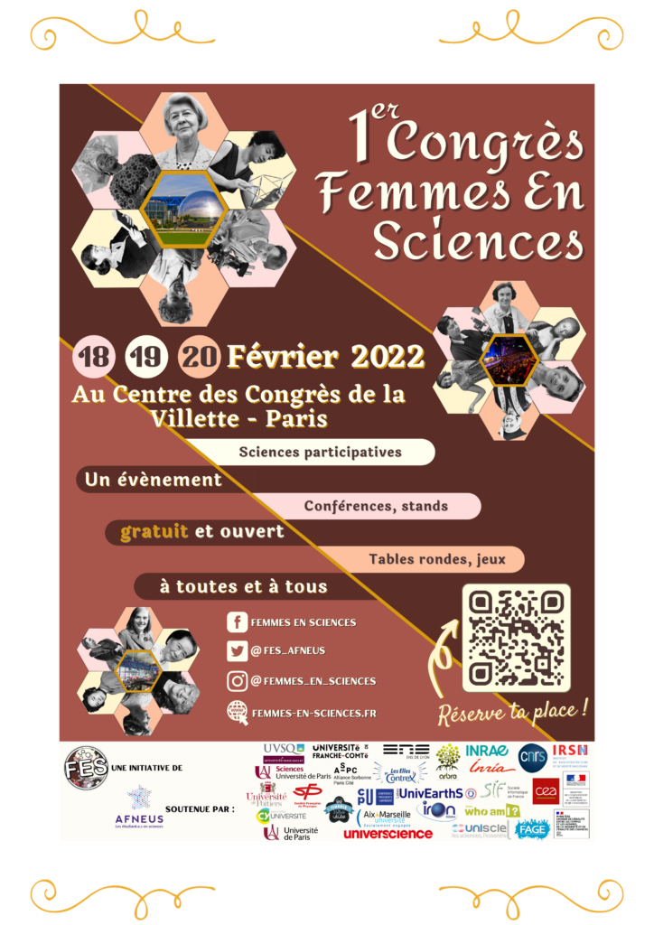 Affiches du congrès Femmes En Sciences 2022